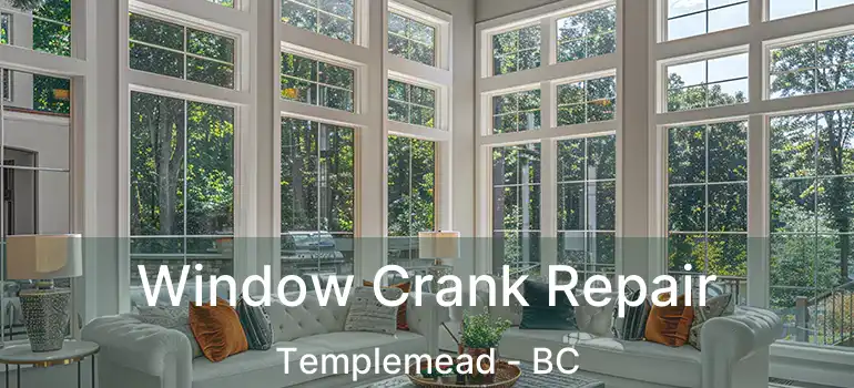  Window Crank Repair Templemead - BC