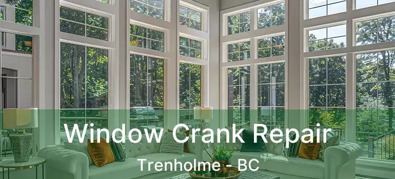  Window Crank Repair Trenholme - BC