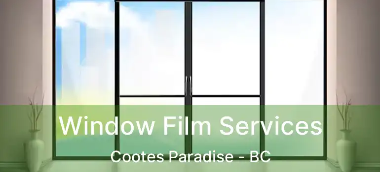  Window Film Services Cootes Paradise - BC