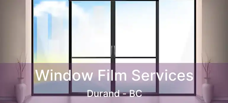  Window Film Services Durand - BC