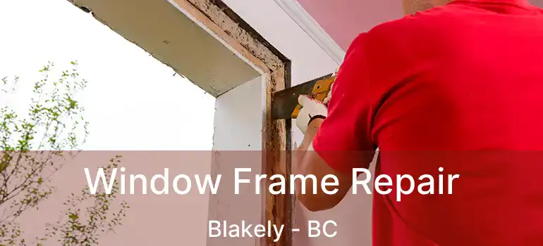  Window Frame Repair Blakely - BC