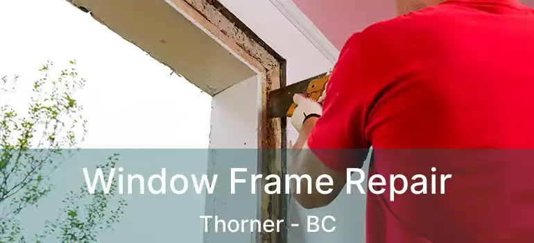  Window Frame Repair Thorner - BC