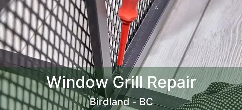  Window Grill Repair Birdland - BC
