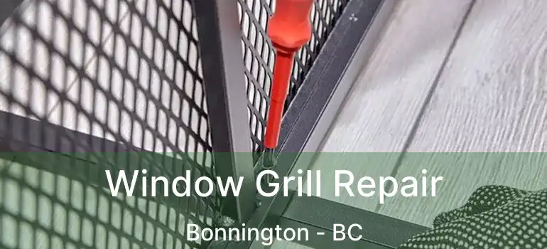  Window Grill Repair Bonnington - BC
