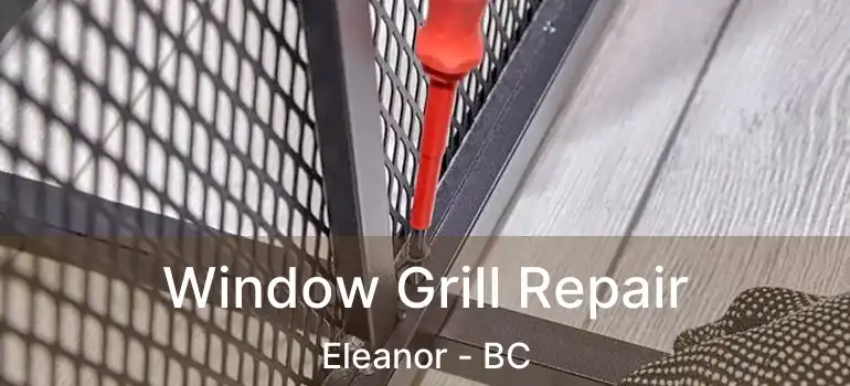  Window Grill Repair Eleanor - BC