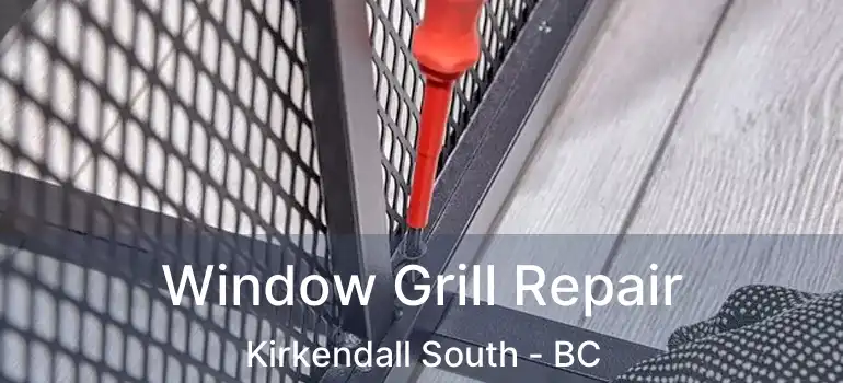  Window Grill Repair Kirkendall South - BC