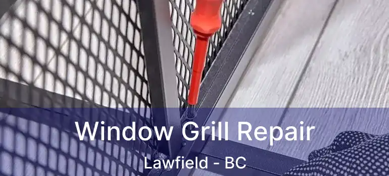  Window Grill Repair Lawfield - BC