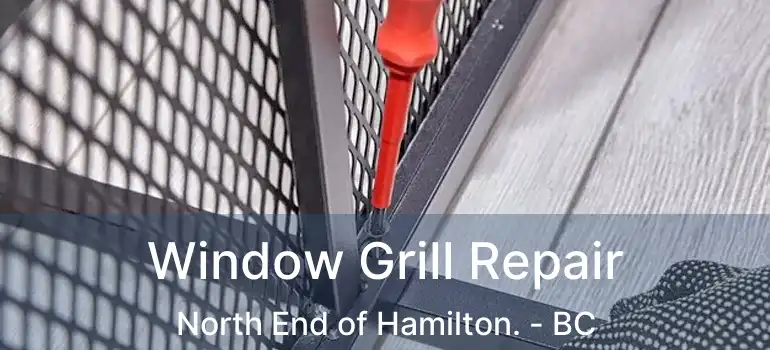  Window Grill Repair North End of Hamilton. - BC