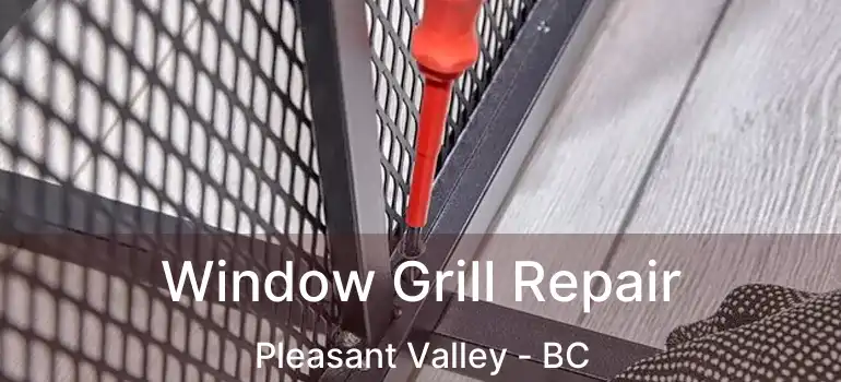  Window Grill Repair Pleasant Valley - BC
