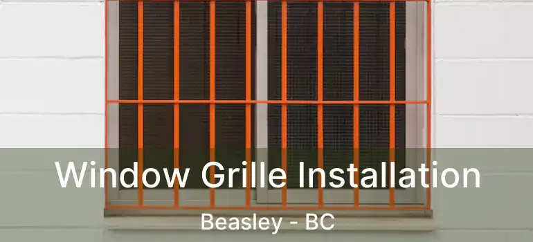  Window Grille Installation Beasley - BC