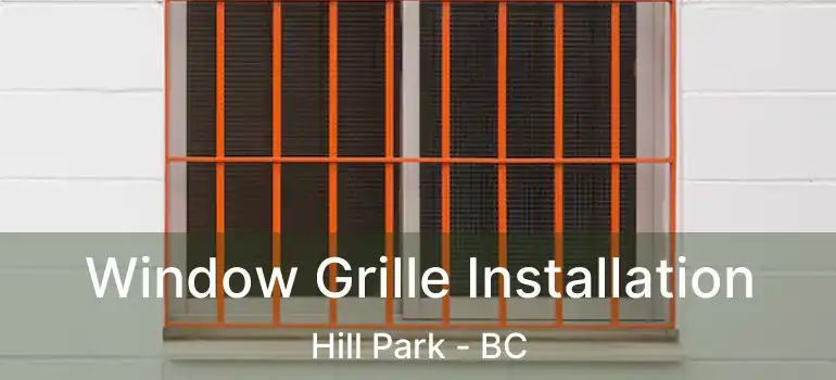  Window Grille Installation Hill Park - BC