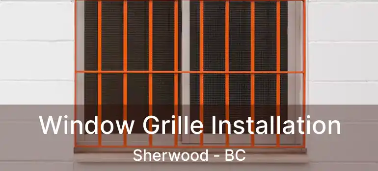  Window Grille Installation Sherwood - BC