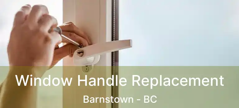  Window Handle Replacement Barnstown - BC