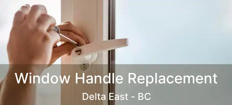  Window Handle Replacement Delta East - BC