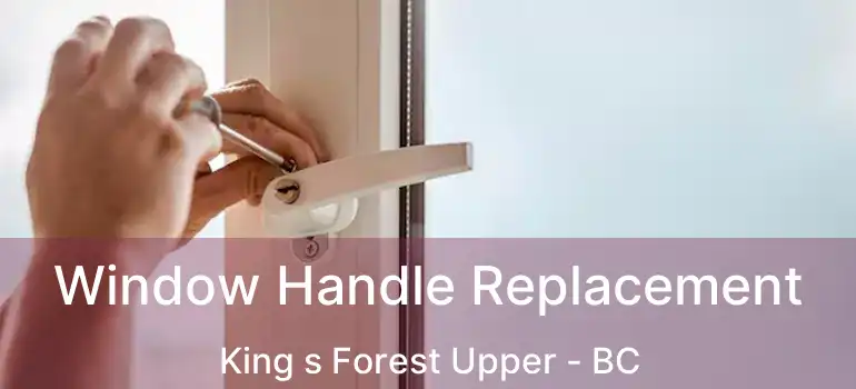 Window Handle Replacement King s Forest Upper - BC