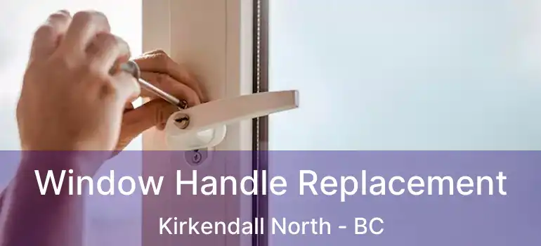  Window Handle Replacement Kirkendall North - BC