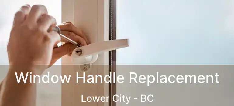  Window Handle Replacement Lower City - BC