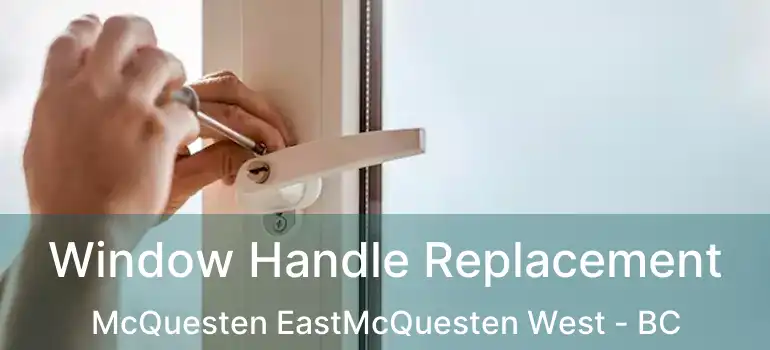  Window Handle Replacement McQuesten EastMcQuesten West - BC
