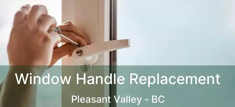  Window Handle Replacement Pleasant Valley - BC