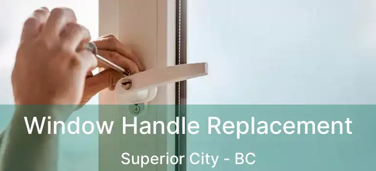  Window Handle Replacement Superior City - BC