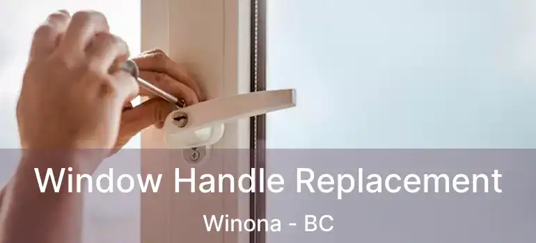  Window Handle Replacement Winona - BC