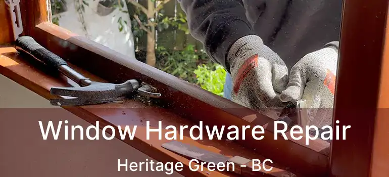  Window Hardware Repair Heritage Green - BC