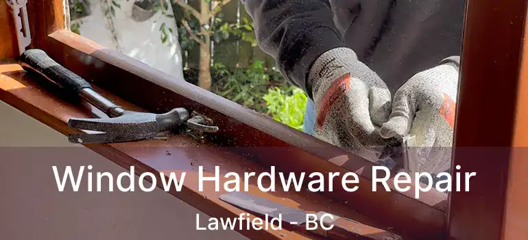  Window Hardware Repair Lawfield - BC