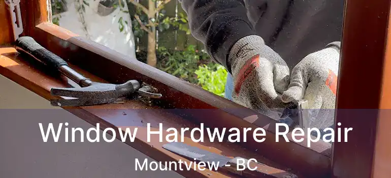  Window Hardware Repair Mountview - BC