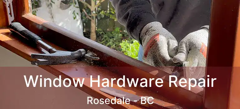  Window Hardware Repair Rosedale - BC