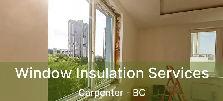  Window Insulation Services Carpenter - BC