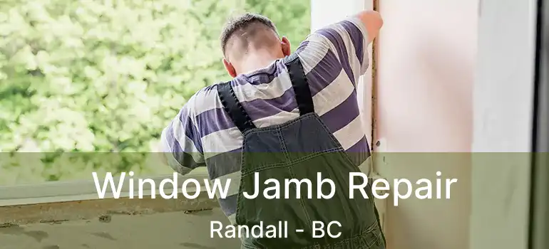  Window Jamb Repair Randall - BC