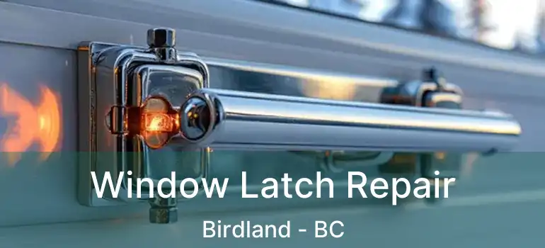  Window Latch Repair Birdland - BC