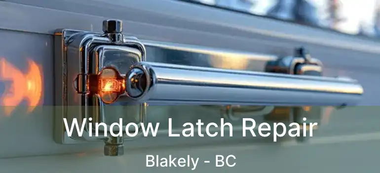  Window Latch Repair Blakely - BC