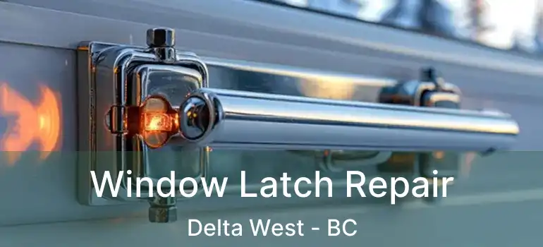  Window Latch Repair Delta West - BC