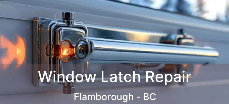  Window Latch Repair Flamborough - BC