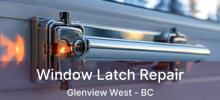  Window Latch Repair Glenview West - BC