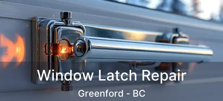  Window Latch Repair Greenford - BC