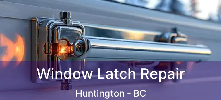  Window Latch Repair Huntington - BC