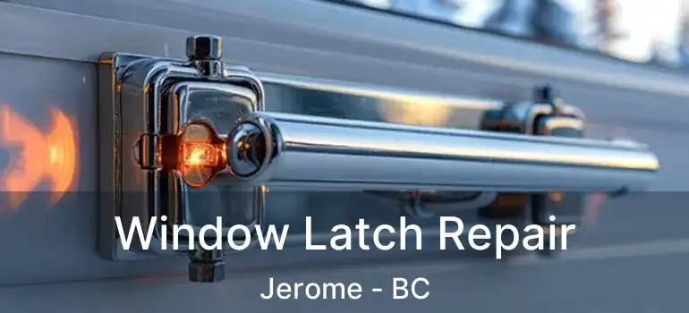  Window Latch Repair Jerome - BC