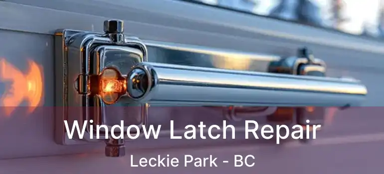  Window Latch Repair Leckie Park - BC