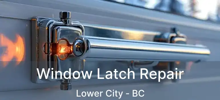  Window Latch Repair Lower City - BC