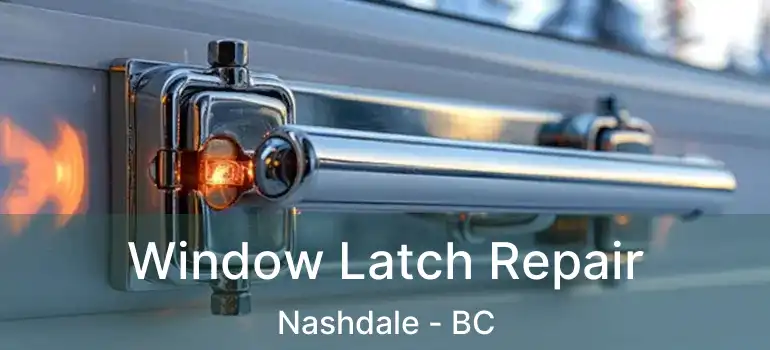  Window Latch Repair Nashdale - BC