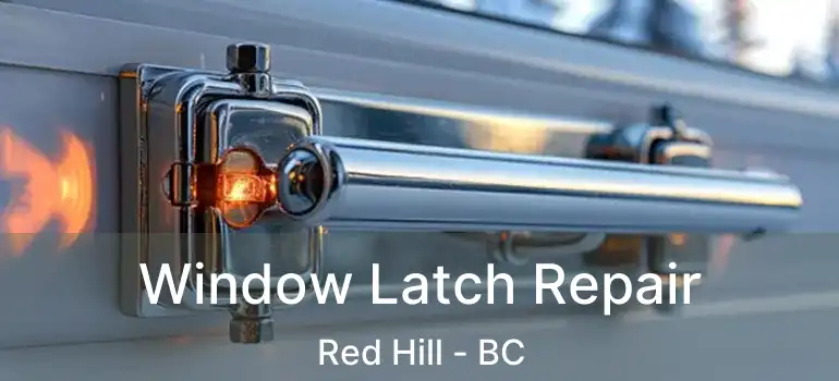  Window Latch Repair Red Hill - BC
