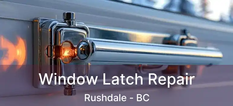  Window Latch Repair Rushdale - BC