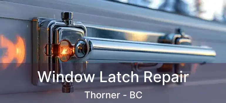  Window Latch Repair Thorner - BC
