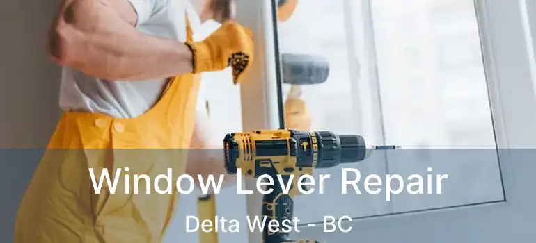  Window Lever Repair Delta West - BC