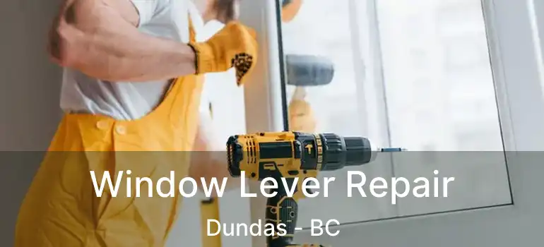  Window Lever Repair Dundas - BC