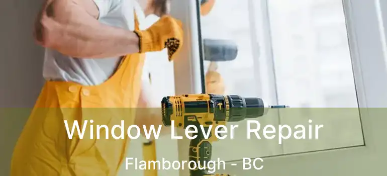  Window Lever Repair Flamborough - BC