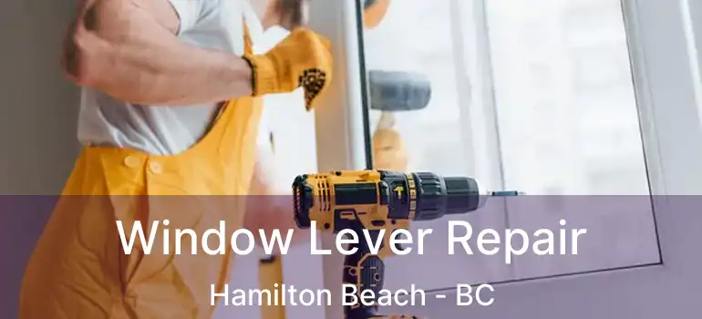  Window Lever Repair Hamilton Beach - BC