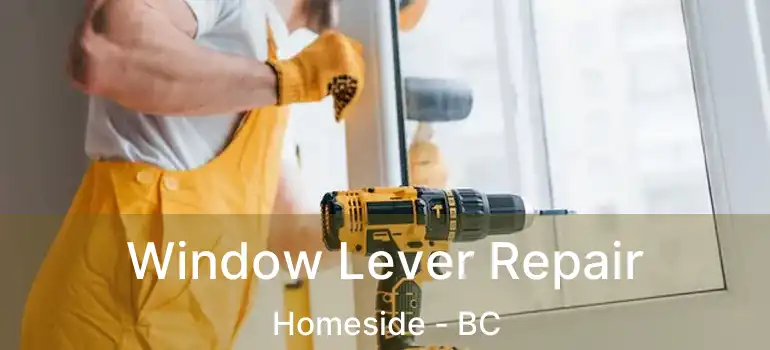  Window Lever Repair Homeside - BC
